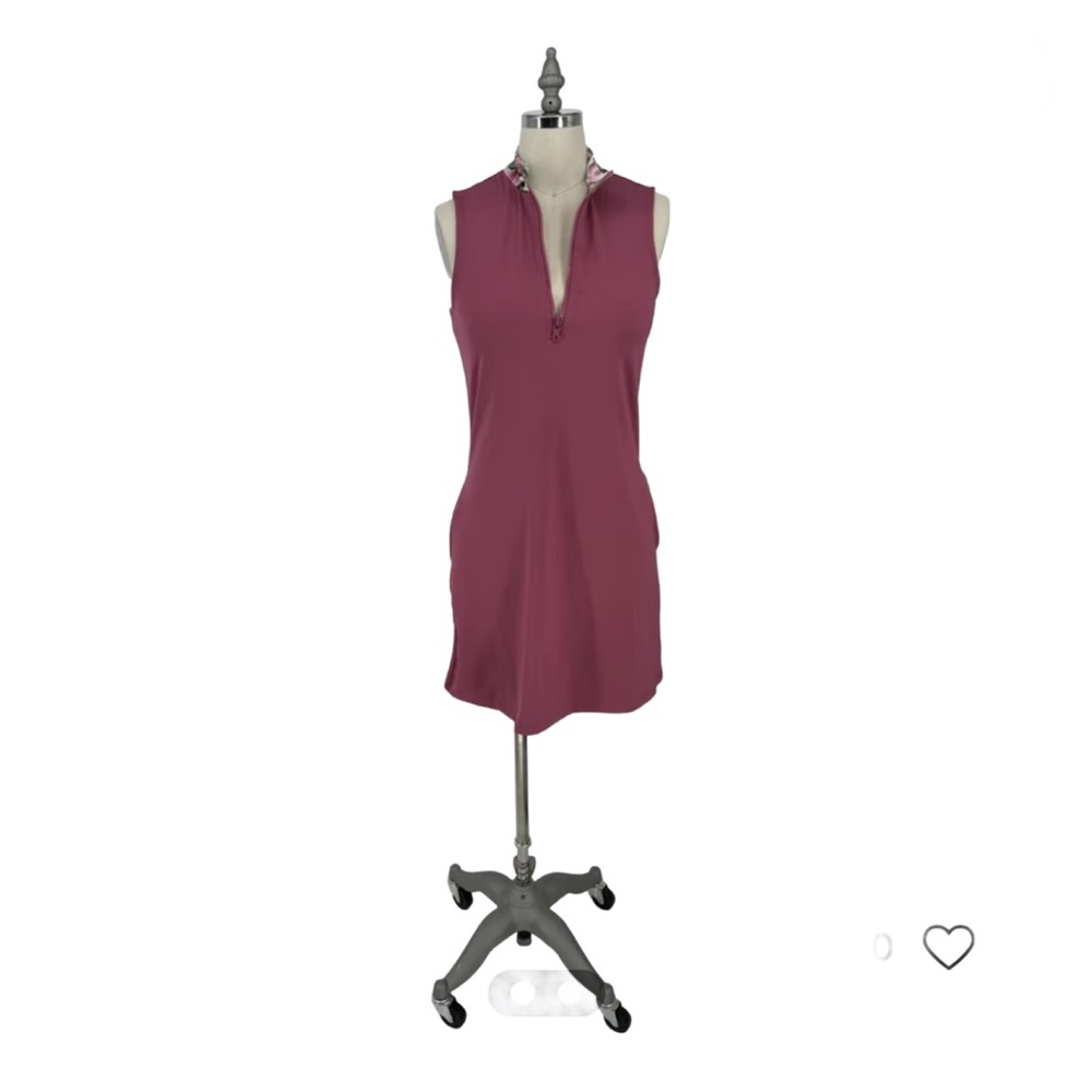 Tommy Bahama Golf‎ Dress XS Purple Sleeveless Half-Zip  $148.00